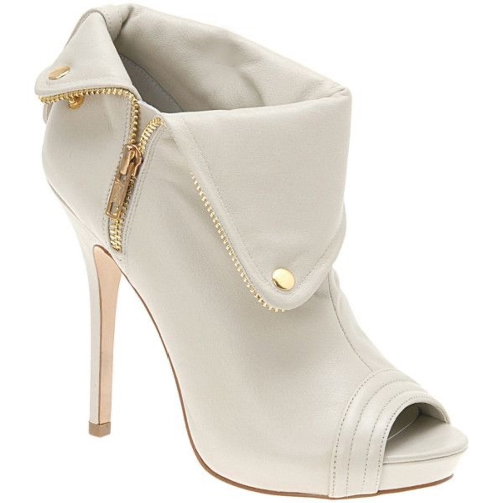 ALDO Haga Ivory leather Ankle Boots/bootie